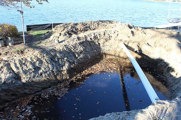 A new 10,000-gallon pond is being built for some new fish, which will be arriving from Hawaii.